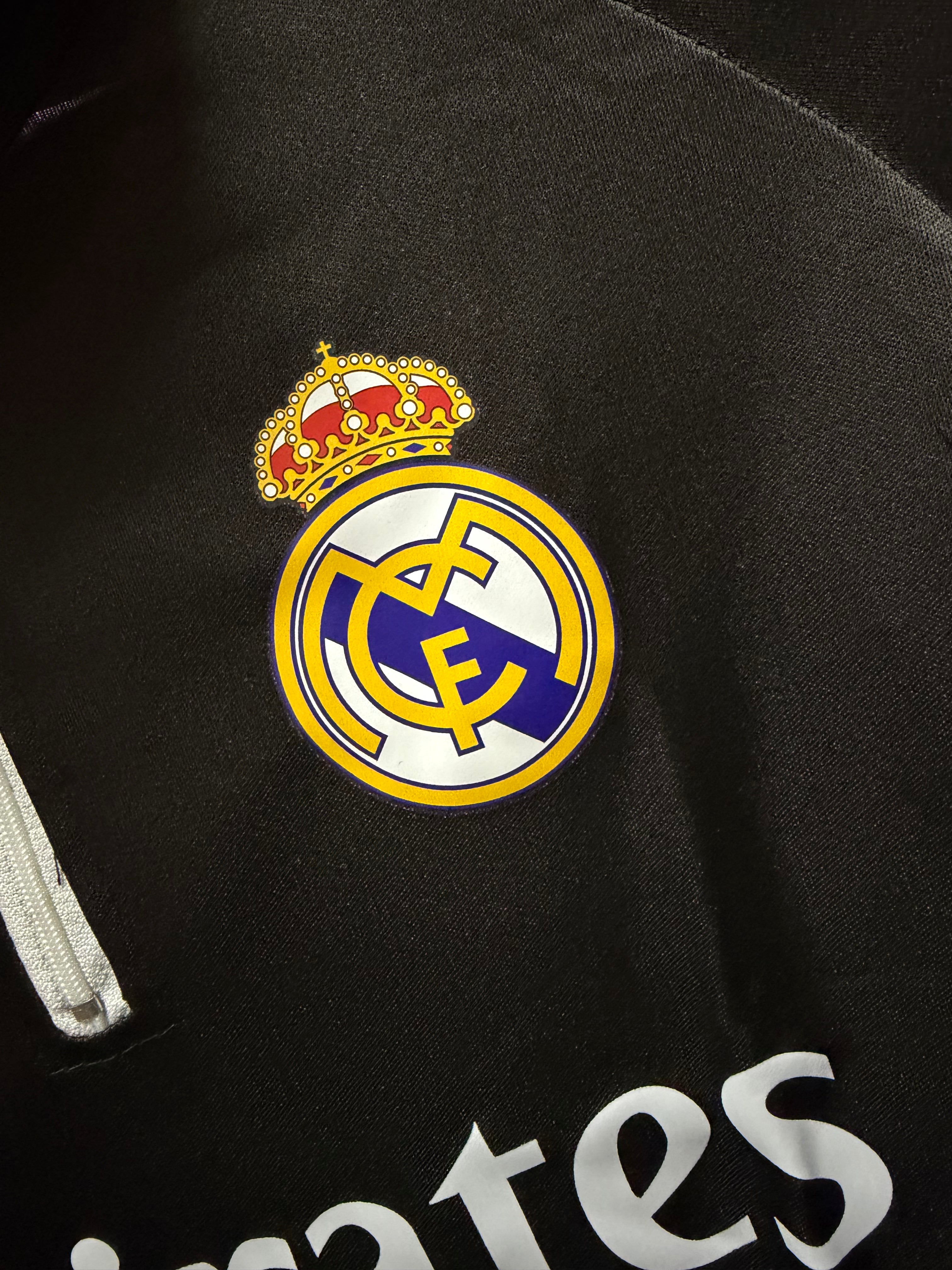 Real Madrid Training Half-Zip Jersey - Long Sleeves - Black