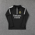 Real Madrid Training Half-Zip Jersey - Long Sleeves - Black